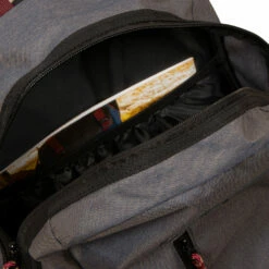 New Rebels ® Andes - Front Zip -25L - 40x15x48cm - Gray Black -reis winkel new rebels andes front zip 25l 40x15x48cm gray bla 7