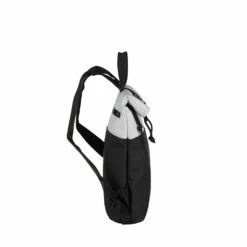 New Rebels Backham Los Angeles Black Grey Mini 7L Rolltop Rugzak Waterafstotend -reis winkel new rebels backham los angeles black grey mini 7l 1