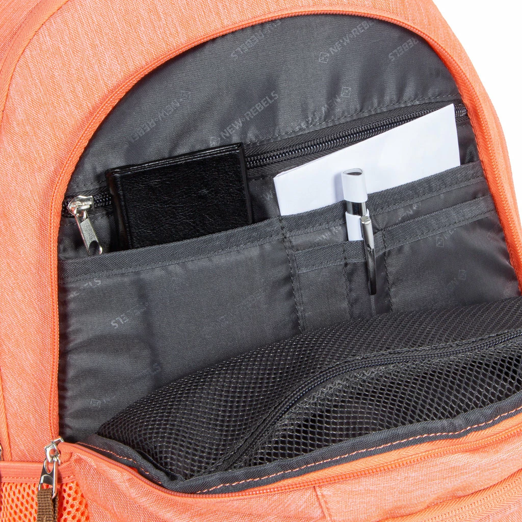 New Rebels ® BTS 4 Schooltas Met Laptopvak Soft Pink 6 New Rebels ® BTS 4 Schooltas Met Laptopvak Soft Pink - Afbeelding 4