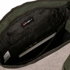 New Rebels ® Creek Roll Top Rugzak Dark Green/Anthracite VII | Rugtas -reis winkel new rebels creek roll top rugzak dark green anthra 7