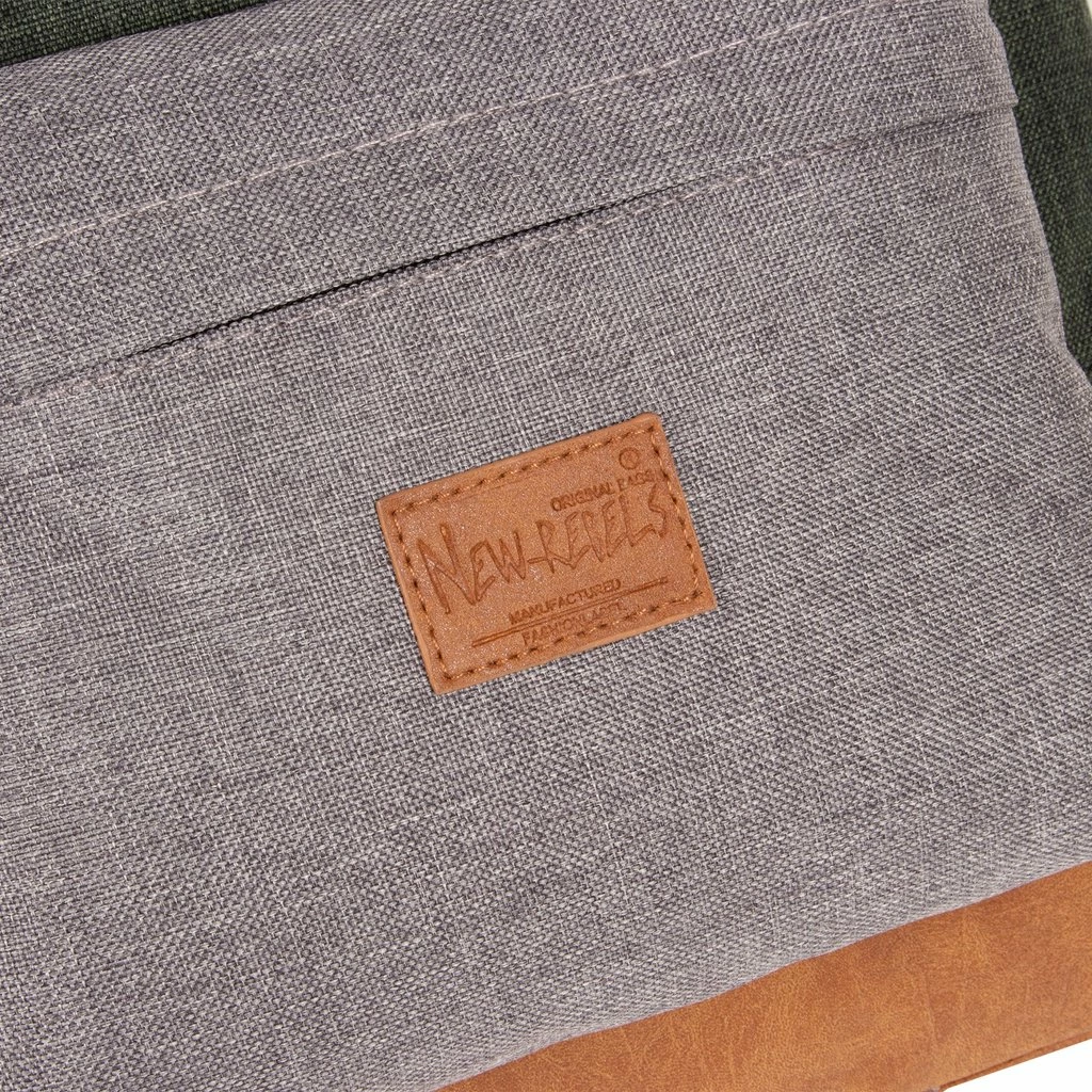 New Rebels ® Creek - Rugzak - Rugtas - 16L - Nylon - Donkergroen Antraciet 5 New Rebels ® Creek - Rugzak - Rugtas - 16L - Nylon - Donkergroen Antraciet - Afbeelding 3