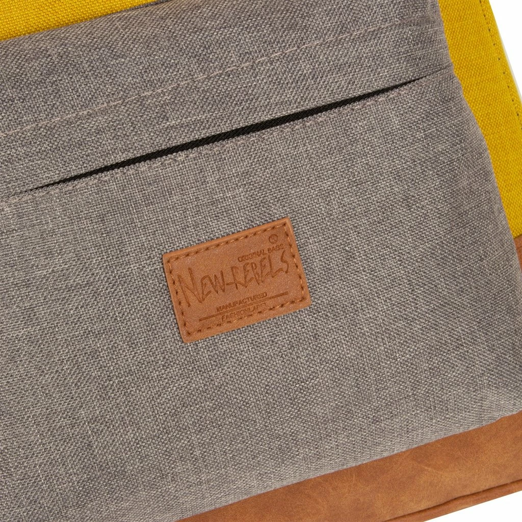 New Rebels ® Creek - Rugzak - Rugtas - 16L - Nylon - Oker Antraciet 5 New Rebels ® Creek - Rugzak - Rugtas - 16L - Nylon - Oker Antraciet - Afbeelding 3