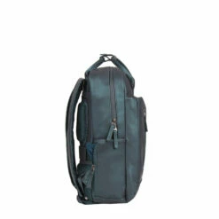 New Rebels ® Harper 1 - Rugzak - Laptoptas - Rugtas - 9 Liter - Donker Groen - Metallic