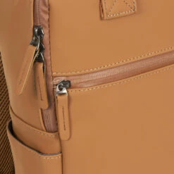 New Rebels ® Harper3- Rugtas - Waterafstotend - Laptoptas 14 Inch -12 Liter - Waterproof Rugzak - Cognac -reis winkel new rebels harper 3 rugtas waterafstotend laptopta 45
