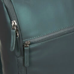 New Rebels ® Harper - Rugzak - Laptoptas - Rugtas - 18 Liter - Donker Groen -Metallic -reis winkel new rebels harper rugzak laptoptas rugtas 18 liter 11