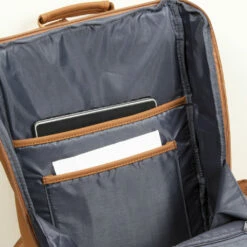 New Rebels ® Harper - Rugzak - Laptoptas - Rugtas - 18 Liter - Cognac -reis winkel new rebels harper rugzak laptoptas rugtas 18 liter 7