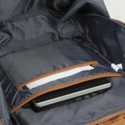 New Rebels ® Harper - Rugzak - Laptoptas - Rugtas - 18 Liter - Cognac -reis winkel new rebels harper rugzak laptoptas rugtas 18 liter 8