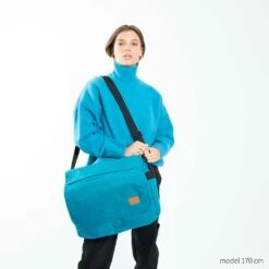 New Rebels ® Heaven 26 - Large SchoudertasLaptoptas 15,6 -A4 -Soft Blue -reis winkel new rebels heaven 26 large schoudertaslaptoptas 15 7