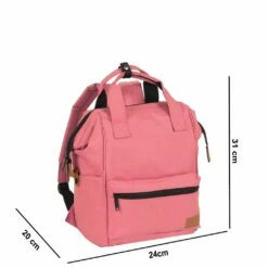 New Rebels ® Heaven Shopper -Rugzak - 15L - Polyester - Roze -reis winkel new rebels heaven shopper rugzak 15l polyester roz 6