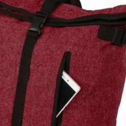 New Rebels ® Heaven Urban Transport - Rugzak -Rugtas - Laptopvak - Polyester - Burgundy -reis winkel new rebels heaven urban transport rugzak rugtas la 19