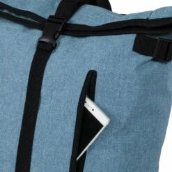 New Rebels ® Heaven Urban Transport - Rugzak -Rugtas - Laptopvak - Polyester - Lichtblauw -reis winkel new rebels heaven urban transport rugzak rugtas la 75