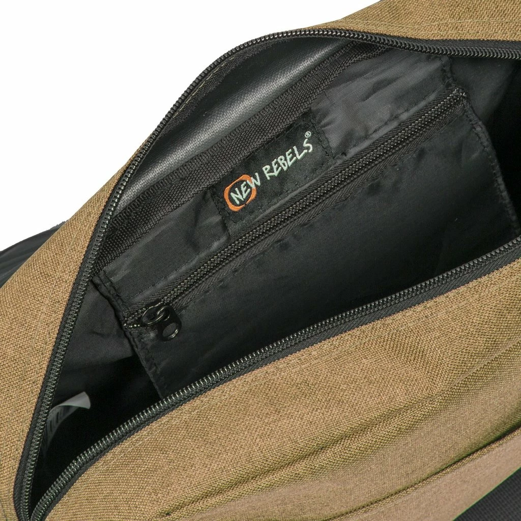 New Rebels ® Heaven25 - Medium SchoudertasA5 - Crossbodytas Met Flap - Zand 5 New Rebels ® Heaven25 - Medium SchoudertasA5 - Crossbodytas Met Flap - Zand - Afbeelding 3