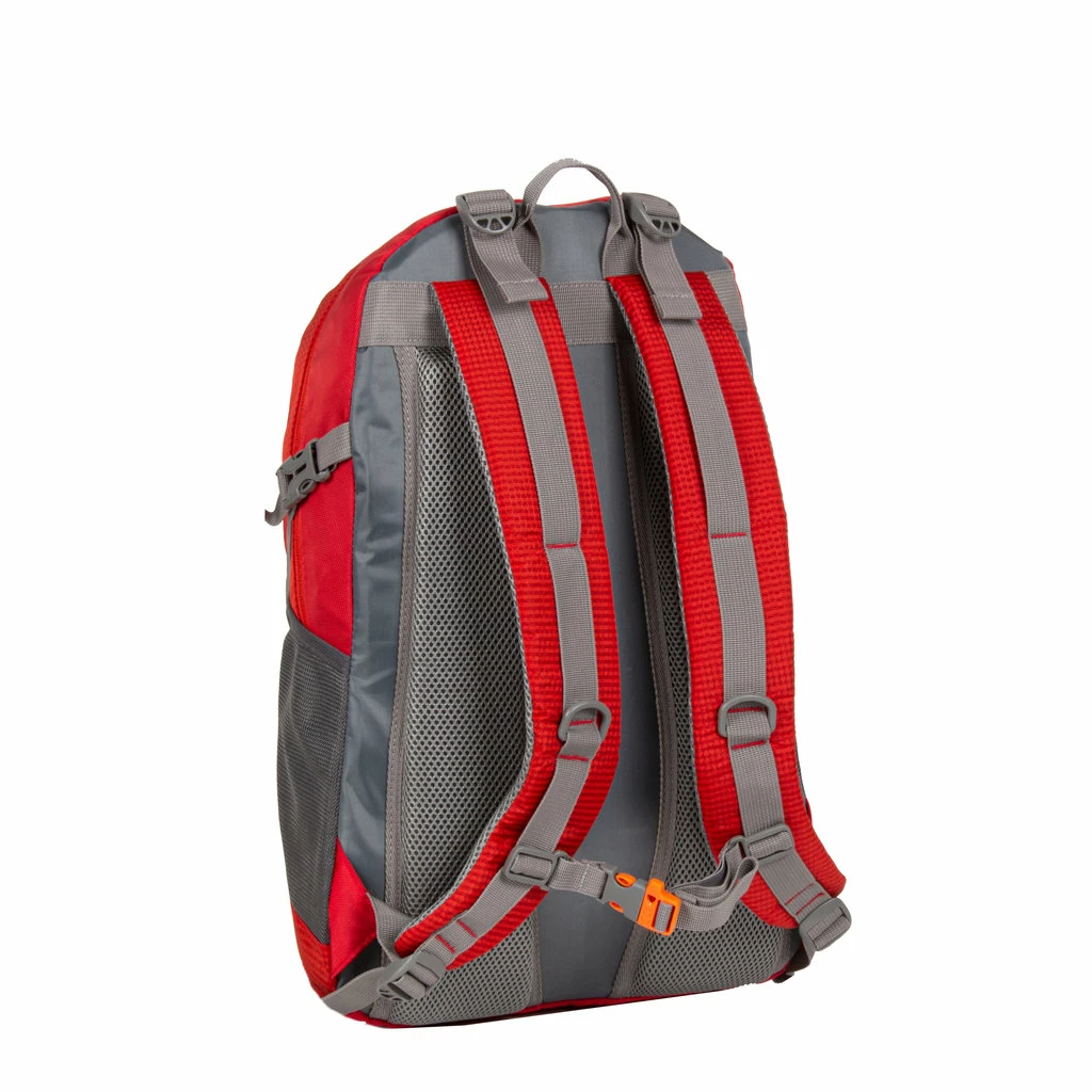 New Rebels ® Kinley - Rugtas - Schooltas - Vrijetijdstas - 35 Liter - Nylon - Rood 4 New Rebels ® Kinley - Rugtas - Schooltas - Vrijetijdstas - 35 Liter - Nylon - Rood - Afbeelding 2