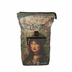 New Rebels - Mart ArtRugzak 16L Mona Lisa Waterafstotend -reis winkel new rebels mart art rugzak 16l mona lisa waterafst 4