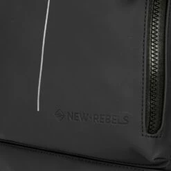 New Rebels ® Mart - PU - Laptop - Rugtas - Rugzak - Waterafstotend - Zwart -reis winkel new rebels mart pu laptop rugtas rugzak waterafsto 16