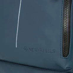 New Rebels ® Mart - PU - Laptop - Rugtas - Rugzak - Waterafstotend - Navy Blauw -reis winkel new rebels mart pu laptop rugtas rugzak waterafsto 20