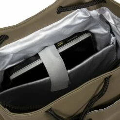 New Rebels ® Mart - PU - Laptop - Rugtas - Rugzak - Waterafstotend - Olijf -reis winkel new rebels mart pu laptop rugtas rugzak waterafsto 8