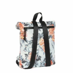 New Rebels ® Mart Rolltop - Mini Rugtas- Waterafstotend Tas- Small II -Rugzak - Flower Flora Light -reis winkel new rebels mart rolltop mini rugtas waterafstotend 2