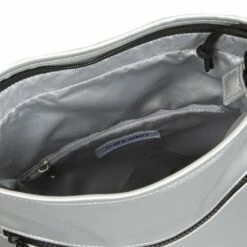 New RebelsMart Rolltop - Mini Rugzak - Waterafstotend- Small II - Rugtas -Metallic Silver/ Grijs -reis winkel new rebels mart rolltop mini rugzak waterafstotend 9