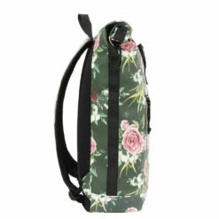New Rebels ® Mart - Rolltop - Rugtas - Waterafstotend- Flower Dark- Large II - Rugzak -reis winkel new rebels mart rolltop rugtas waterafstotend flow 1