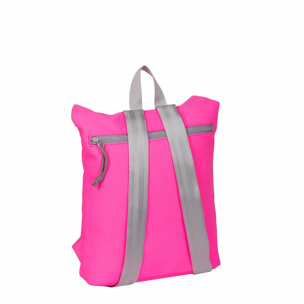 New Rebels ® Mart - Rolltop - Rugtas - Waterafstotend - Pink Neon- Small - Rugzak 5 New Rebels ® Mart - Rolltop - Rugtas - Waterafstotend - Pink Neon- Small - Rugzak - Afbeelding 3