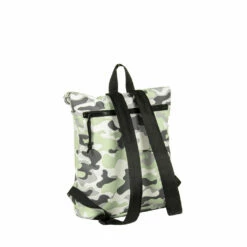 New Rebels ® Mart - Rolltop - Rugzak - Waterafstotend - Camouflage Mint - Small II - Rugtas -reis winkel new rebels mart rolltop rugzak waterafstotend camo 4