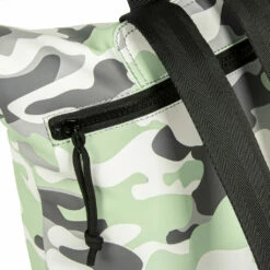 New Rebels ® Mart - Rolltop - Rugzak - Waterafstotend - Camouflage Mint - Small II - Rugtas -reis winkel new rebels mart rolltop rugzak waterafstotend camo 5