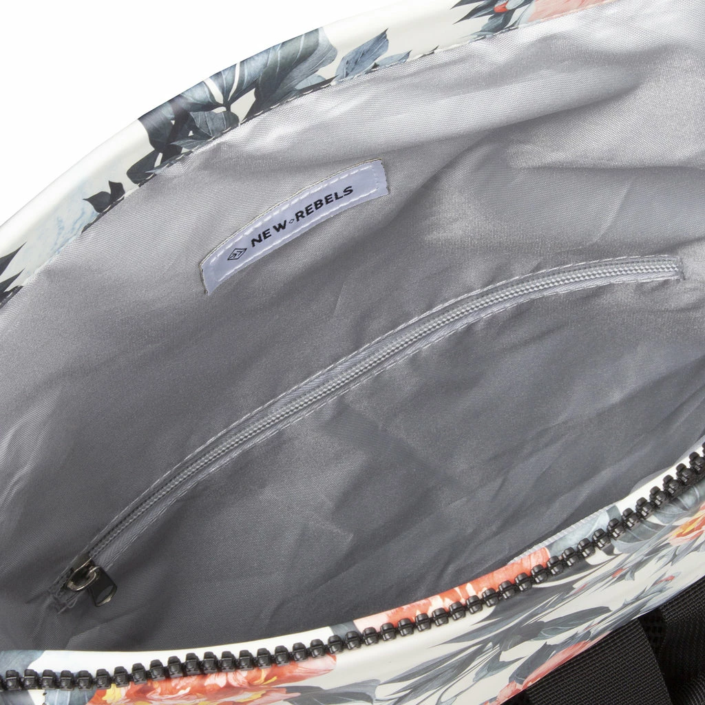 New Rebels ® Mart - Rolltop - Rugzak - Waterafstotend- Flower Flora Light - Large II - Rugtas 6 New Rebels ® Mart - Rolltop - Rugzak - Waterafstotend- Flower Flora Light - Large II - Rugtas - Afbeelding 4