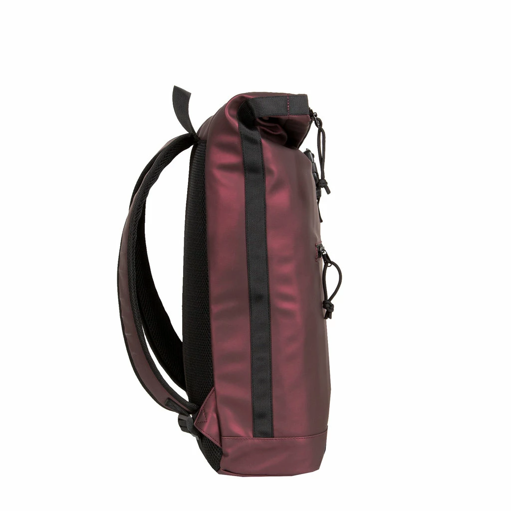 New Rebels ® Mart - Rolltop - Rugzak - Waterafstotend- Metallic Burgundy- Large II - Rugtas 4 New Rebels ® Mart - Rolltop - Rugzak - Waterafstotend- Metallic Burgundy- Large II - Rugtas - Afbeelding 2