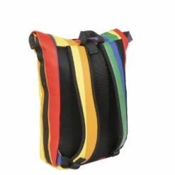 New Rebels ® Mart - Rolltop - Rugzak - Waterafstotend- Regenboog - Rainbow - Large II - Rugtas -reis winkel new rebels mart rolltop rugzak waterafstotend rege 2