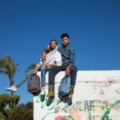 New Rebels ® Mart - Rugtas - Waterafstotend - Antraciet Grijs IV - Rugzak -reis winkel new rebels mart rugtas waterafstotend antraciet gr 7