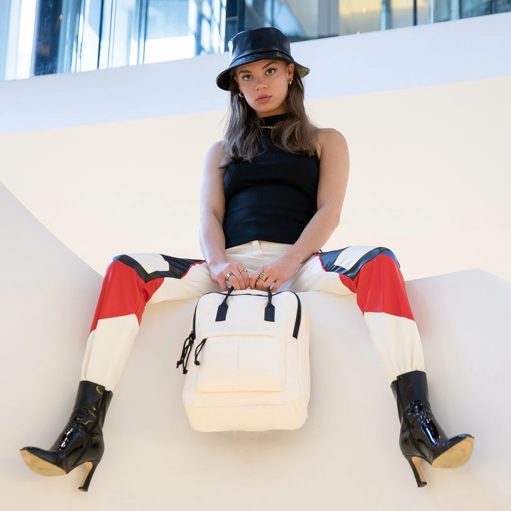 New Rebels ® Mart - Rugtas - Waterafstotend -Off Wit IV - Rugzak 10 New Rebels ® Mart - Rugtas - Waterafstotend -Off Wit IV - Rugzak - Afbeelding 8