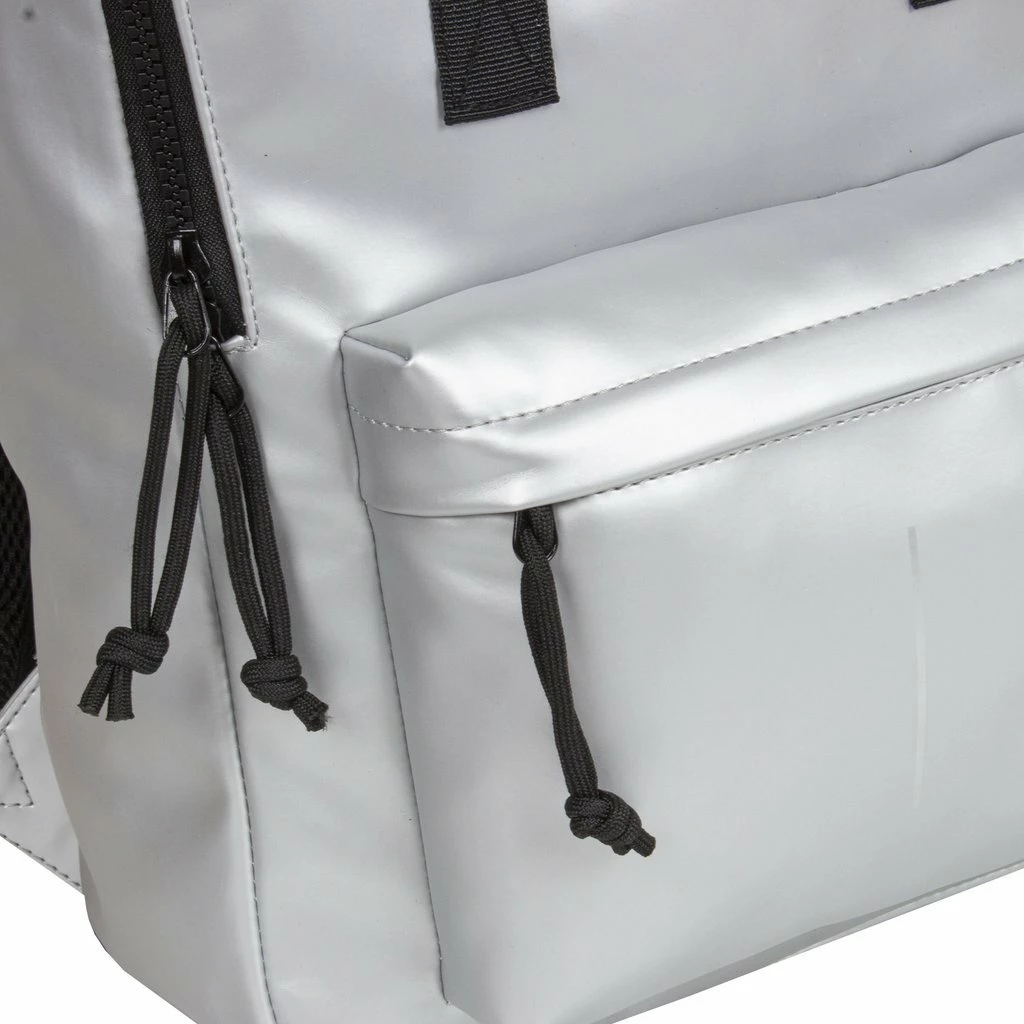 New Rebels ® Mart - Rugtas - Waterafstotend -Rugzak - Metallic Silver 5 New Rebels ® Mart - Rugtas - Waterafstotend -Rugzak - Metallic Silver - Afbeelding 3