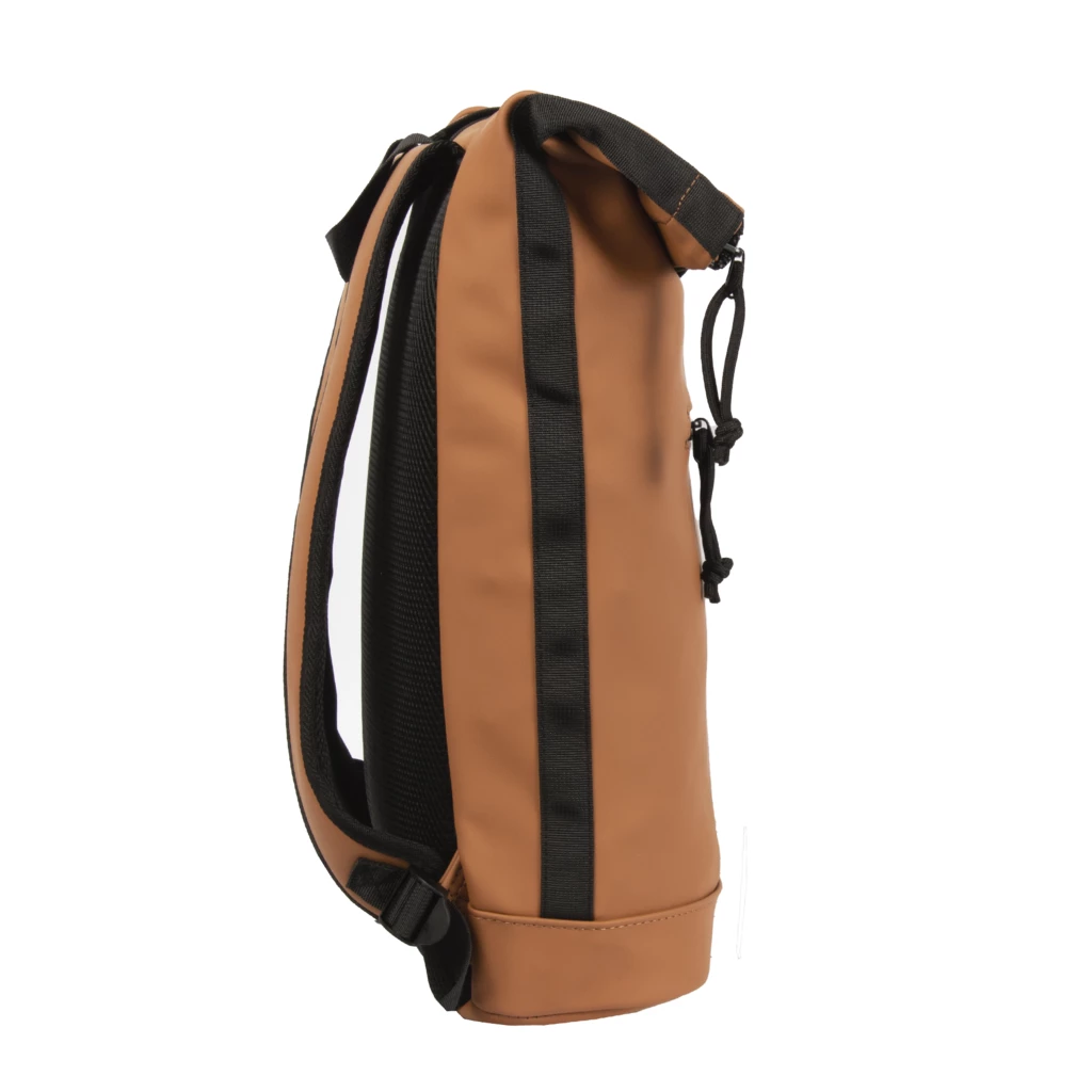New RebelsMartRugzak 16L Cognac Rolltop Waterafstotend 4 New RebelsMartRugzak 16L Cognac Rolltop Waterafstotend - Afbeelding 2