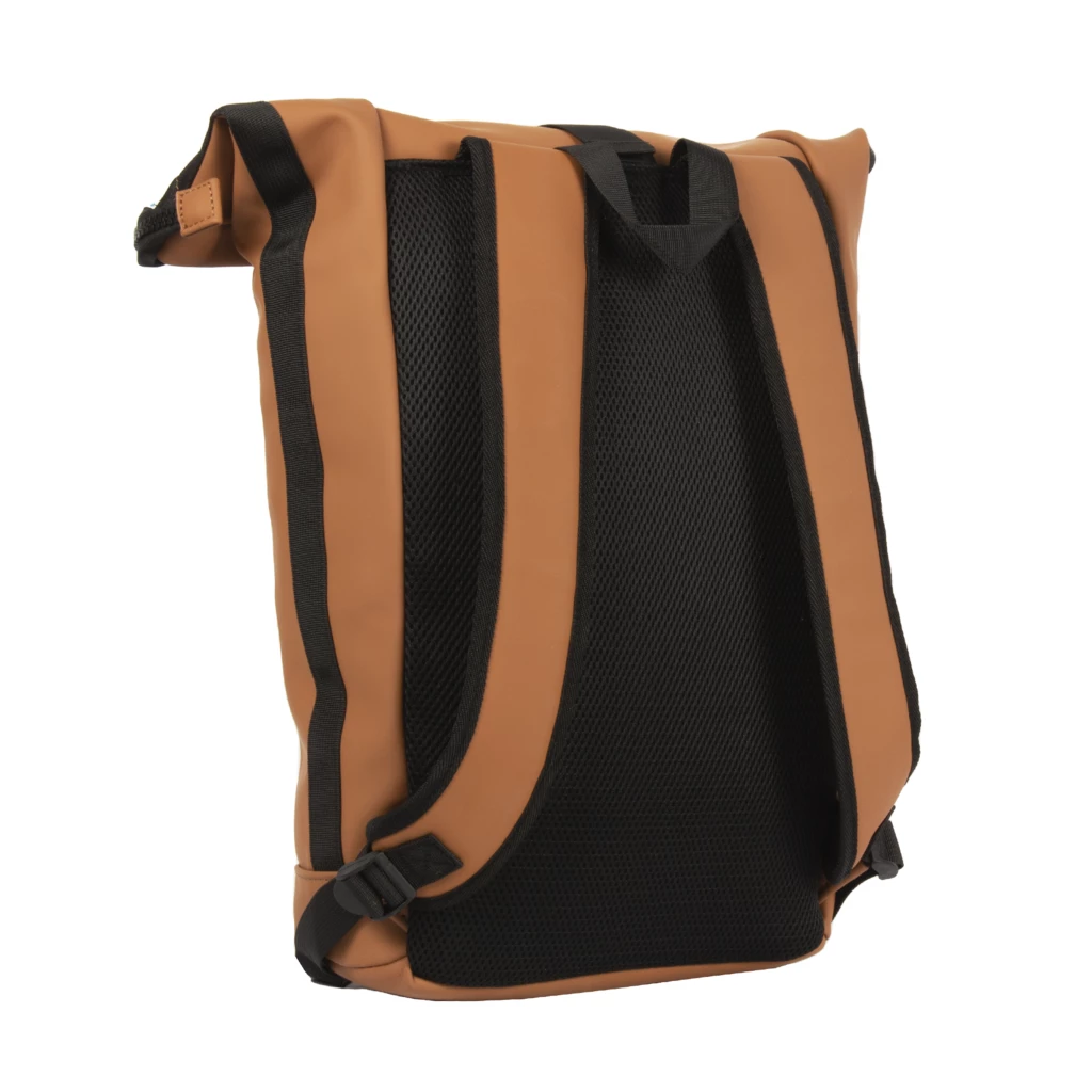 New RebelsMartRugzak 16L Cognac Rolltop Waterafstotend 3 New RebelsMartRugzak 16L Cognac Rolltop Waterafstotend