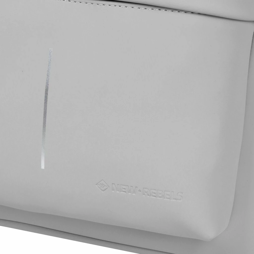 New Rebels ® Mart - Rugzak - Waterafstotend - Lichtgrijs Iv - 28X16X39CM - Rugtas 5 New Rebels ® Mart - Rugzak - Waterafstotend - Lichtgrijs Iv - 28X16X39CM - Rugtas - Afbeelding 3