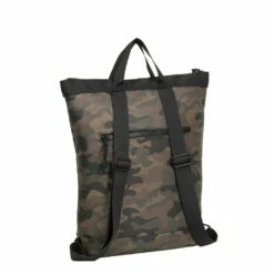 New Rebels ® Mart - Top Zip - Waterafstotend -Rugtas - Laptoptas 14Inch. - Shopper -Brown Camouflage -reis winkel new rebels mart top zip waterafstotend rugtas lapt 1
