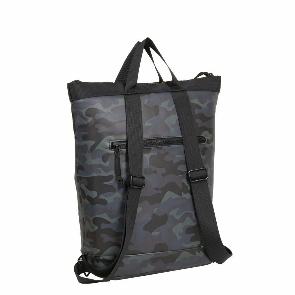 New Rebels ® Mart - Top Zip - Waterafstotend -Rugtas - Laptoptas 14Inch. - Shopper - Camouflage 4 New Rebels ® Mart - Top Zip - Waterafstotend -Rugtas - Laptoptas 14Inch. - Shopper - Camouflage - Afbeelding 2