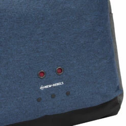 New Rebels ® Morris Big Roll Top Rugzak Navy 2Tone 16L 27X15X47CM -reis winkel new rebels morris big roll top rugzak navy 2tone 1 8