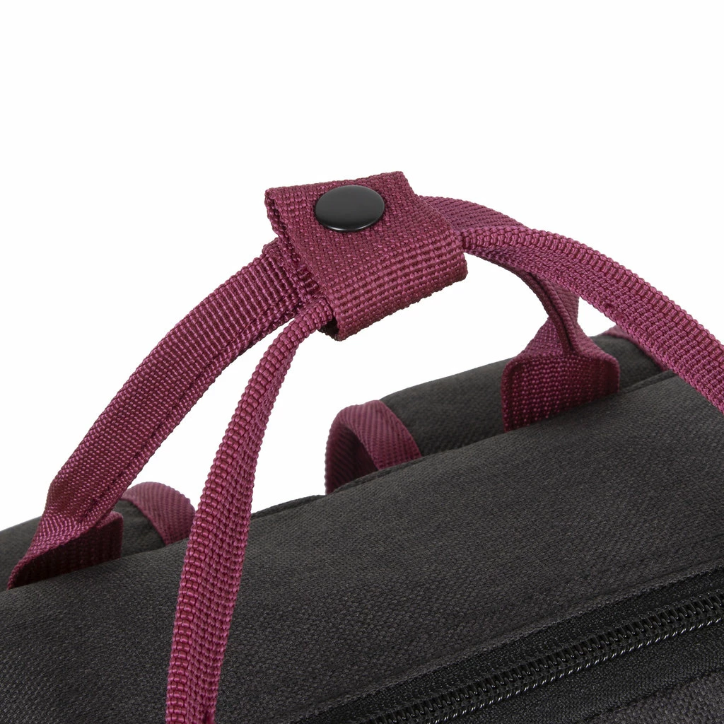 New Rebels ® Morris Rugtas Black 2Tone 10L 26X10X35CM 6 New Rebels ® Morris Rugtas Black 2Tone 10L 26X10X35CM - Afbeelding 4