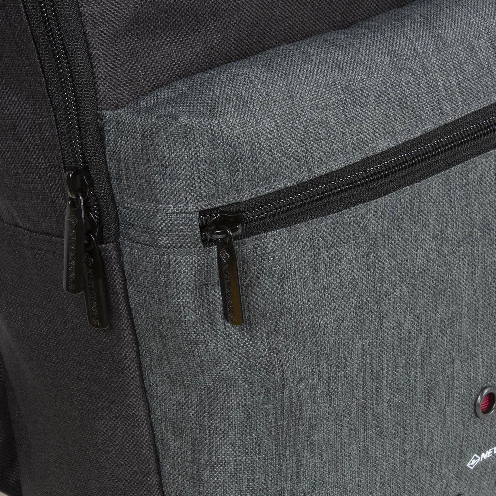 New Rebels ® Morris Rugtas Black 2Tone 10L 26X10X35CM 7 New Rebels ® Morris Rugtas Black 2Tone 10L 26X10X35CM - Afbeelding 5