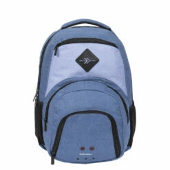 New Rebels ® Morris Rugtas Met 3 Vakken Soft Blue 2 Tone 31X19X46CM