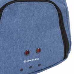New Rebels ® Morris Rugtas Met 3 Vakken Soft Blue 2 Tone 31X19X46CM -reis winkel new rebels morris rugtas met 3 vakken soft blue 2 6