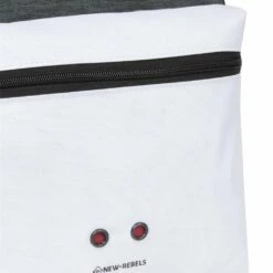 New Rebels ® Morris Rugtas White 2Tone 10L 26X10X35CM 13 New Rebels ® Morris Rugtas White 2Tone 10L 26X10X35CM -reis winkel new rebels morris rugtas white 2tone 10l 26x10x35c 4