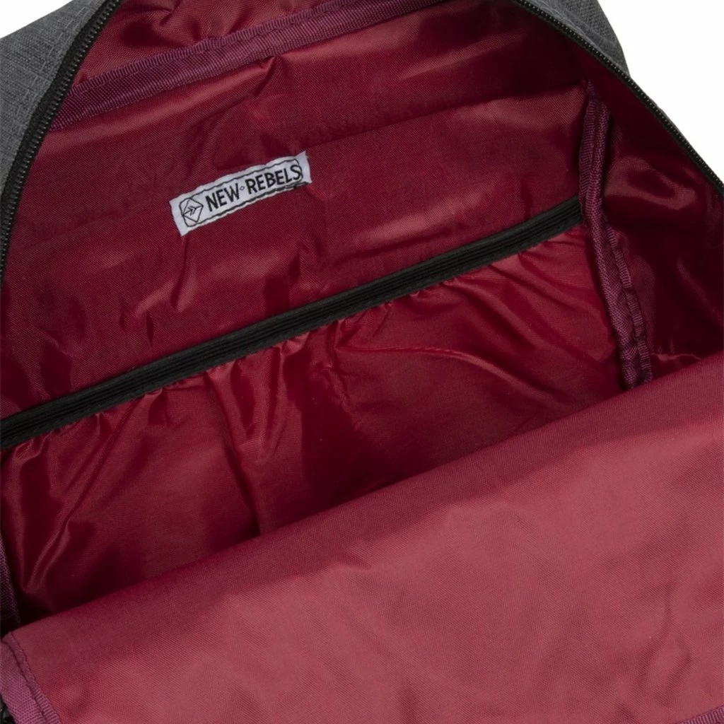 New Rebels ® Morris Rugtas White 2Tone 10L 26X10X35CM 8 New Rebels ® Morris Rugtas White 2Tone 10L 26X10X35CM - Afbeelding 7