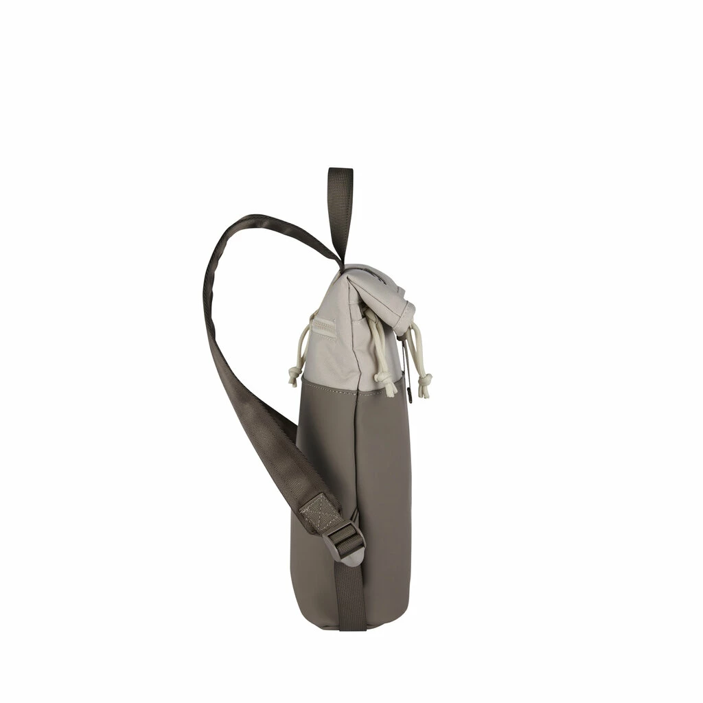 New Rebels Backham Los Angeles Taupe Beige Mini 7L Rolltop Rugzak Waterafstotend 4 New Rebels Backham Los Angeles Taupe Beige Mini 7L Rolltop Rugzak Waterafstotend - Afbeelding 2