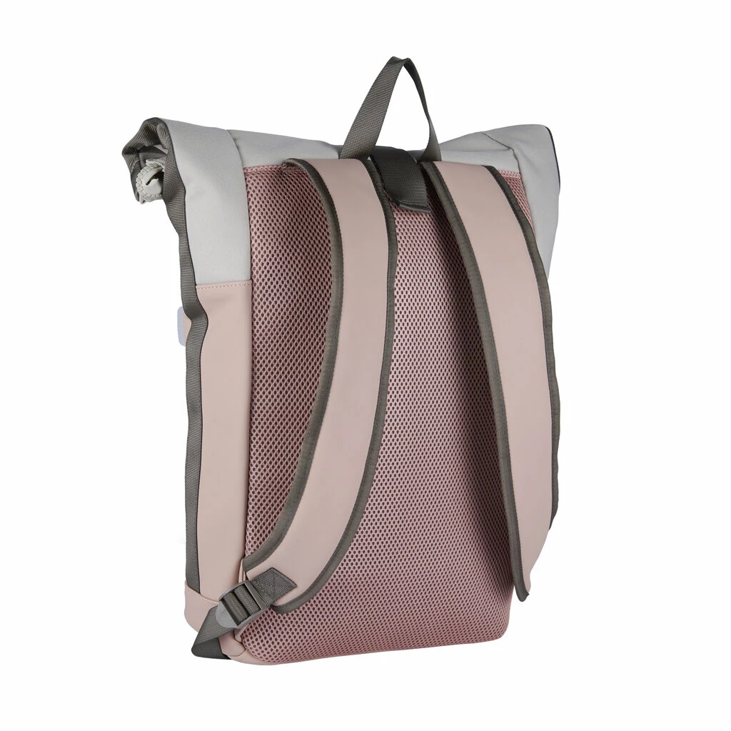 New Rebels Backham New York Oud Roze Grijs19L Rolltop Rugzak Waterafstotend Laptop 15.6 3 New Rebels Backham New York Oud Roze Grijs19L Rolltop Rugzak Waterafstotend Laptop 15.6