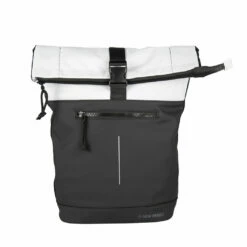 New Rebels Backham New York Zwart Grijs 19L Rolltop Rugzak Waterafstotend Laptop 15.6 15 New Rebels Backham New York Zwart Grijs 19L Rolltop Rugzak Waterafstotend Laptop 15.6 -reis winkel new rebels new rebels backham new york zwart grijs 6