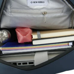 New Rebels Bowie Cape Coral Navy15L Rugzak Reflectie Waterafstotend Laptop 13.3 -reis winkel new rebels new rebels bowie cape coral navy15l rug 2