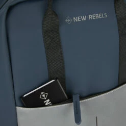 New Rebels Bowie Cape Coral Navy15L Rugzak Reflectie Waterafstotend Laptop 13.3 -reis winkel new rebels new rebels bowie cape coral navy15l rug 3